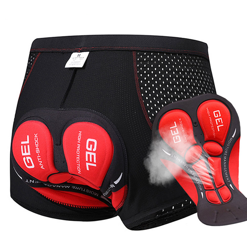 Short Respirável de Silicone para Ciclista e Motociclista